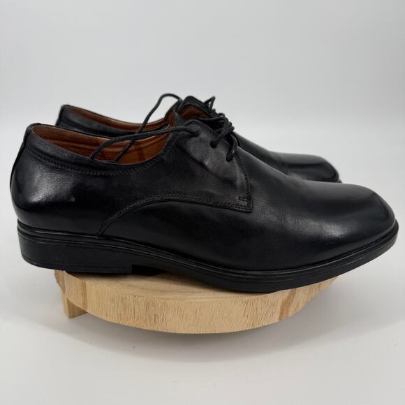 G-Defy Mens Martin Oxford Dress Shoes 12 Black Leather Orthotic Classic main image 8